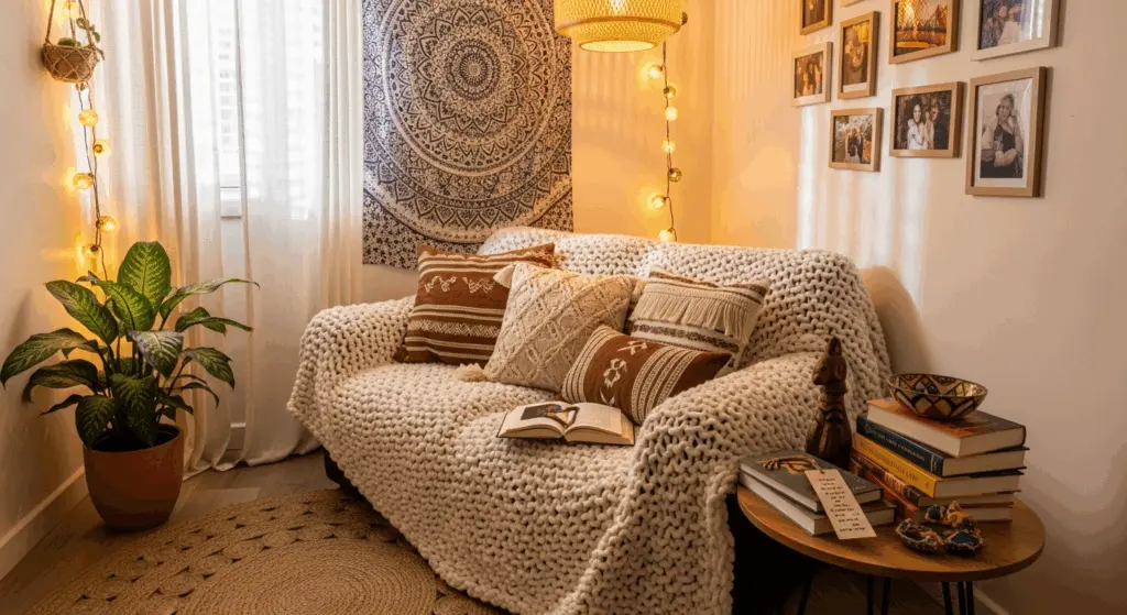Stunning 20+ Boho Reading Nook Designs for Book Lovers 21 cozy reading room ideas