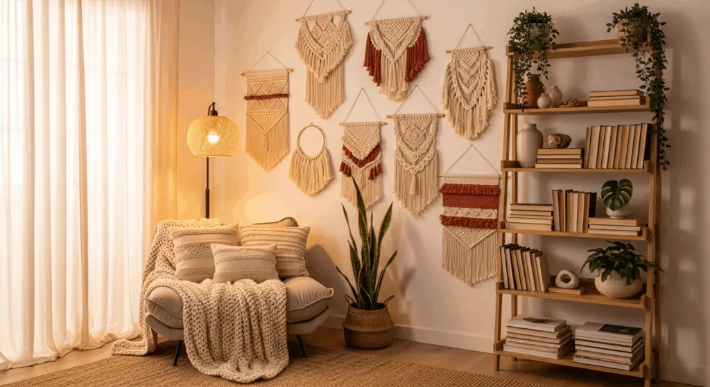 Stunning 20+ Boho Reading Nook Designs for Book Lovers 8 cozy reading nook