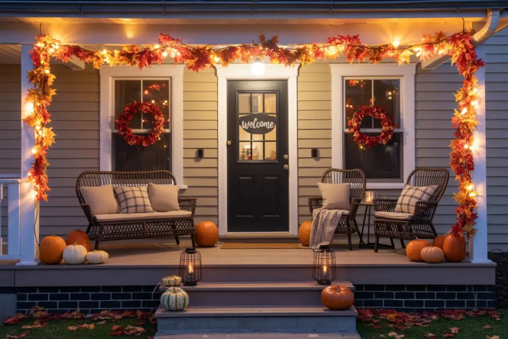 25+ Front Porch Fall Decor Ideas That Make Your Home More Welcoming 10 cozy porch seating