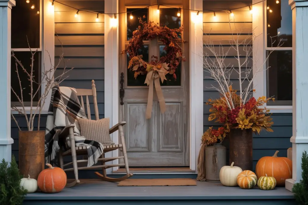 25+ Front Porch Fall Decor Ideas That Make Your Home More Welcoming 2 Porch’s Fall Style