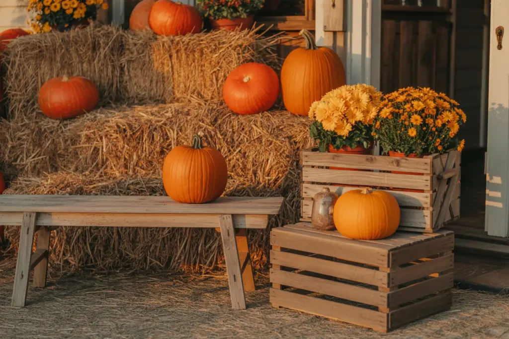 25+ Front Porch Fall Decor Ideas That Make Your Home More Welcoming 7 farmhouse front porch fall decor