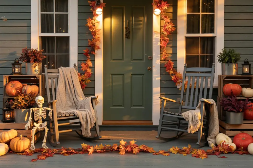 25+ Front Porch Fall Decor Ideas That Make Your Home More Welcoming 20 Halloween and Thanksgiving decor