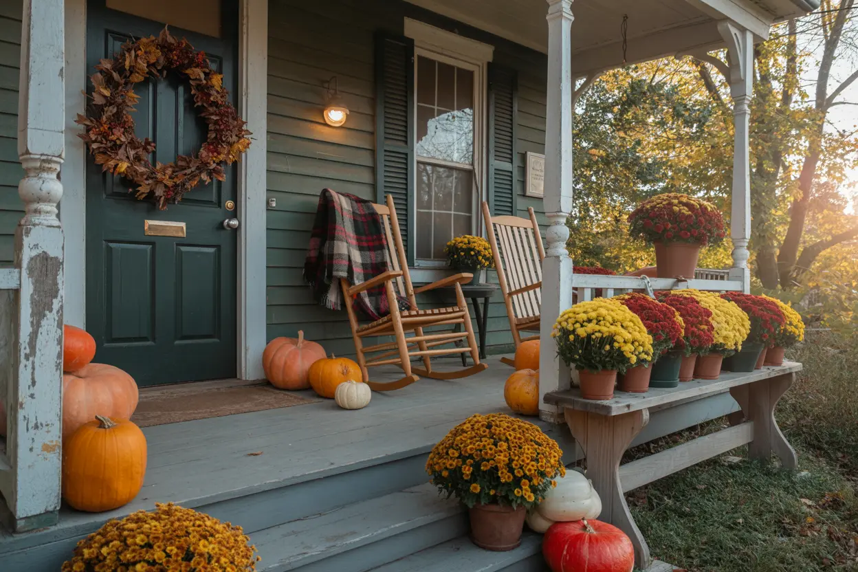 25+ Front Porch Fall Decor Ideas That Make Your Home More Welcoming