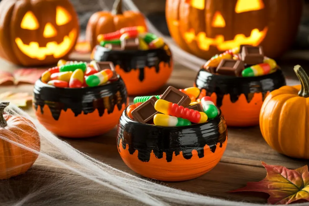 30 Easy DIY Halloween Decorations That Anyone Can Do 20 DIY Candy Bowls