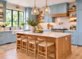 20+ Inspiring Cool Blue Kitchen Ideas for a Fresh Look