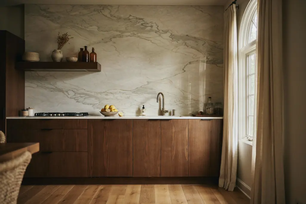 Dark Wood Kitchen