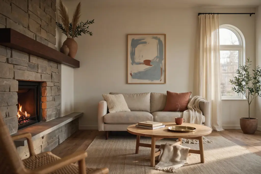 Burnt Terracotta Living Room