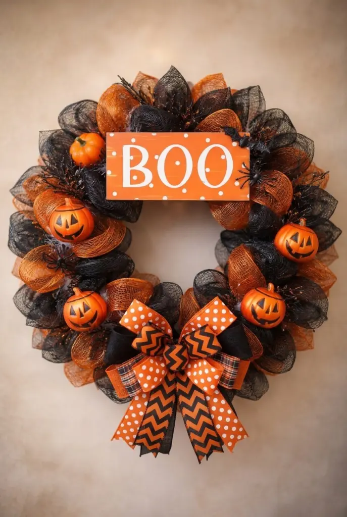 20 DIY Halloween Wreath Ideas