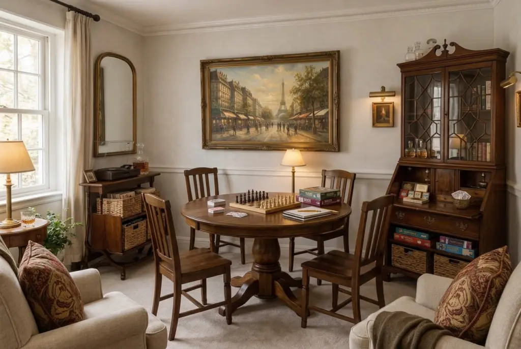 Den Ideas for 2026 Everyone Will Want at Home 4 Classic Game Table in a den room ideas