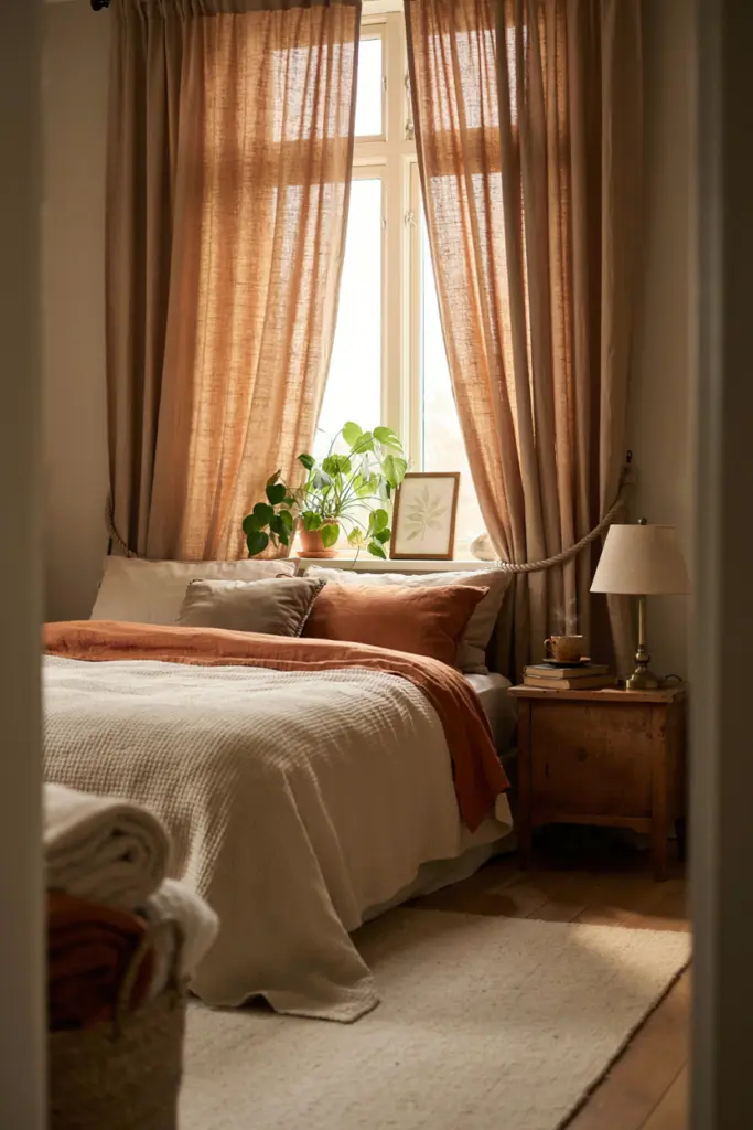 Fall Bedroom Decor Ideas in 2026 23 Cozy Fall Bedroom Decor With Curtains for the Season