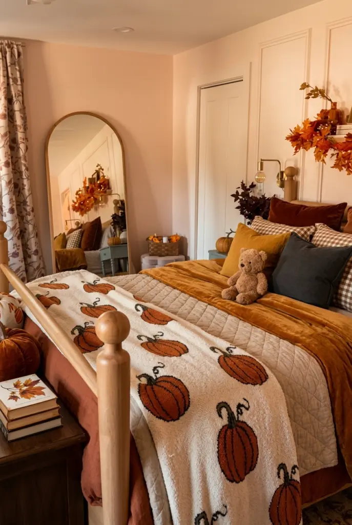 Fall Bedroom Decor Ideas in 2026 5 Fall Bedroom Decor with Cozy Layered Bed