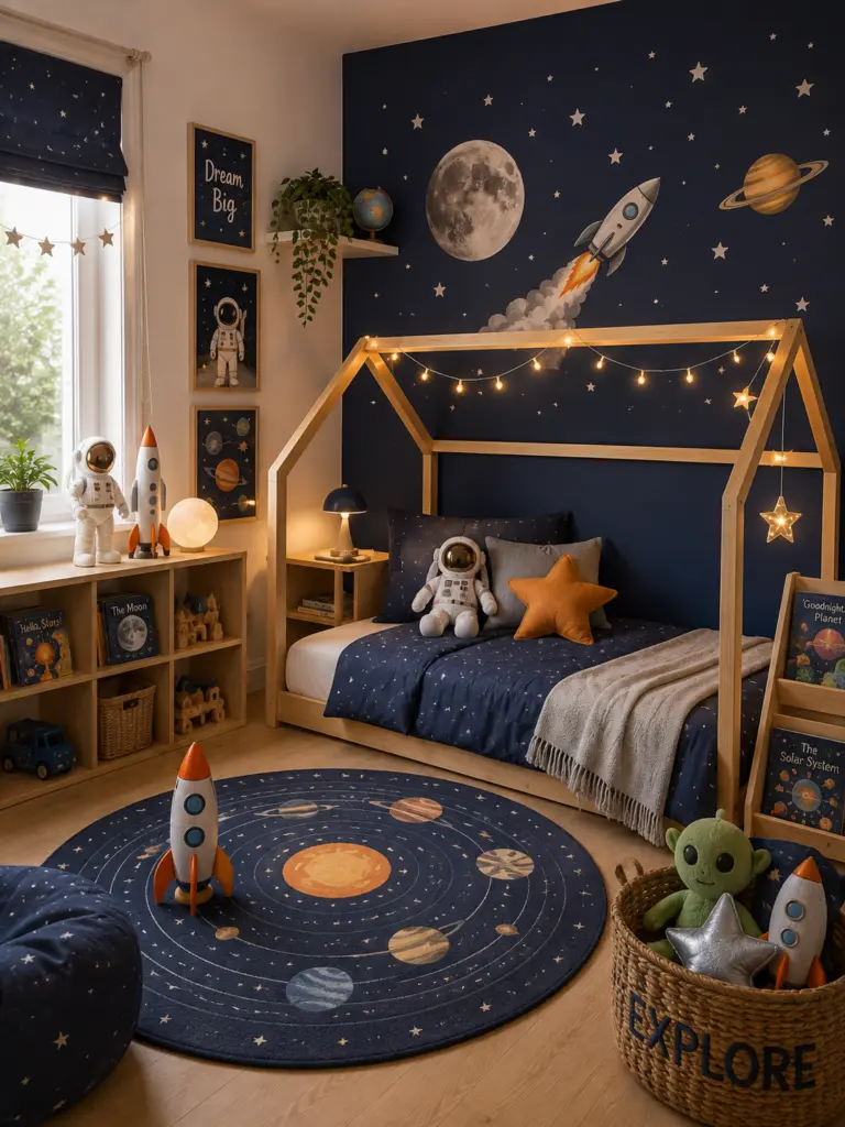 Dreamy Outer Space Bedroom