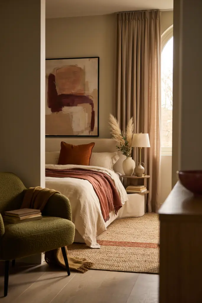 Fall Bedroom Decor Ideas in 2026 4 Earthy Fall Color Palette