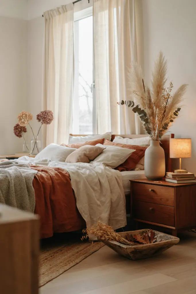 Fall Bedroom Decor Ideas in 2026 11 Fall Bedroom Decor With Dried Flowers