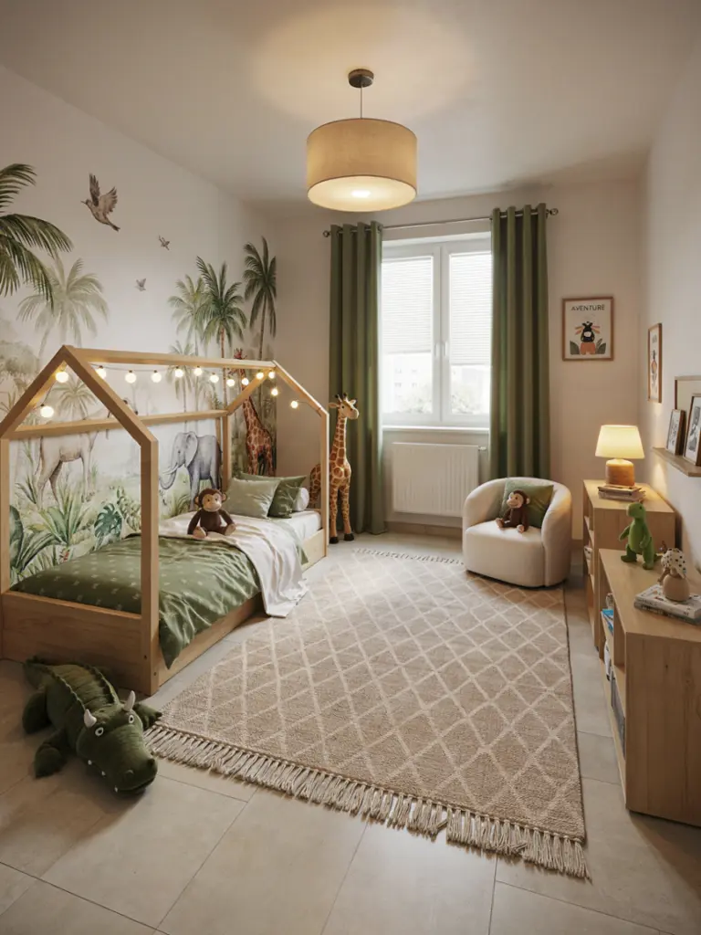 Nature-Inspired Toddler Bedroom