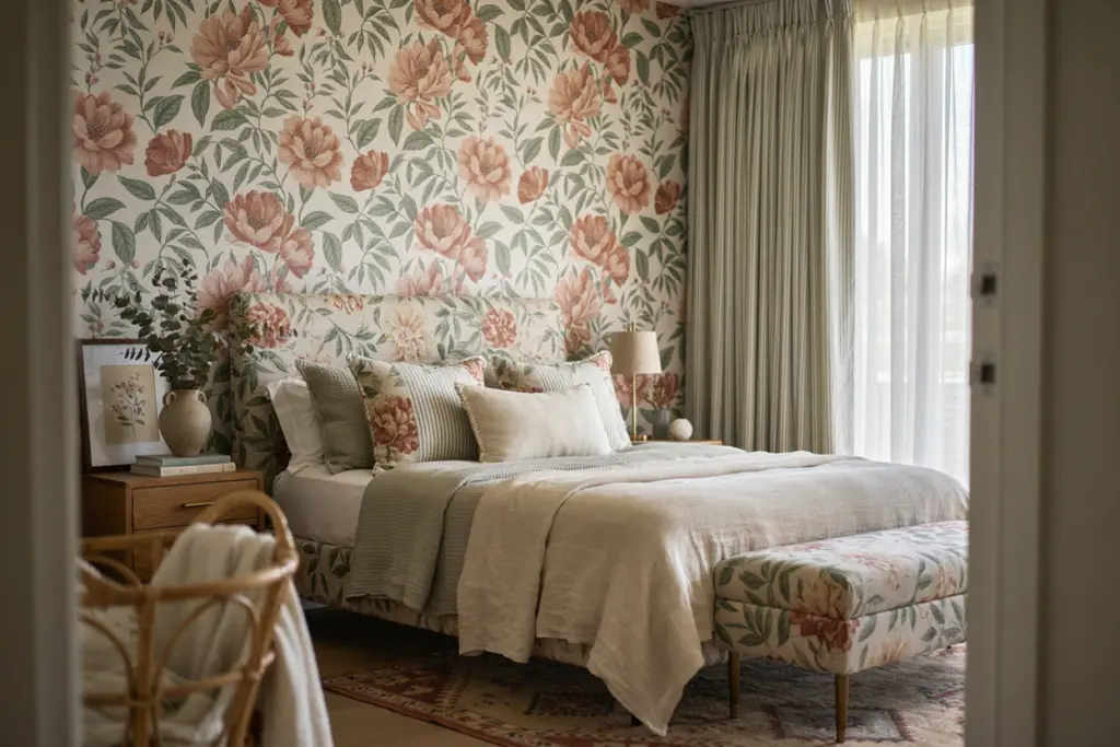 Pattern Drenching: 15 Rooms That Wrap Color & Print Everywhere 3 Pattern-Drenched Bedroom
