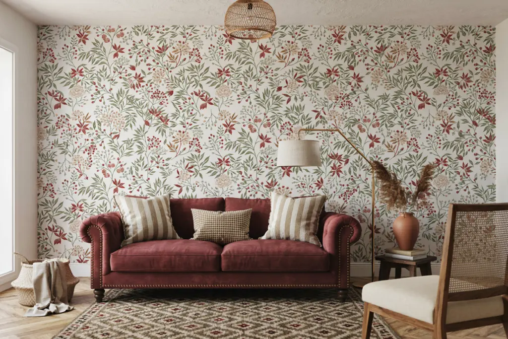 Pattern Drenching: 15 Rooms That Wrap Color & Print Everywhere 18 Pattern Drenching room