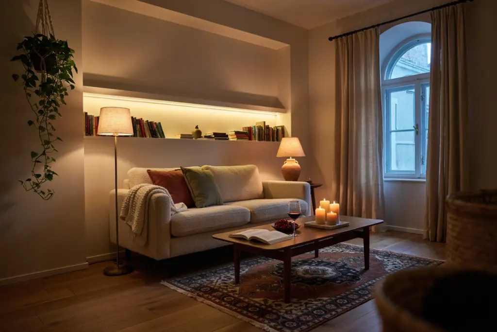 Cozy Living Room Lighting Ideas for Fall 2026 16 Relaxing Evening Lighting