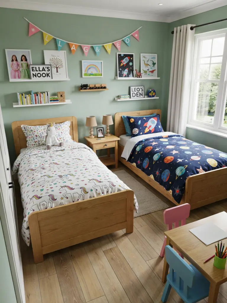 Shared Toddler Bedroom