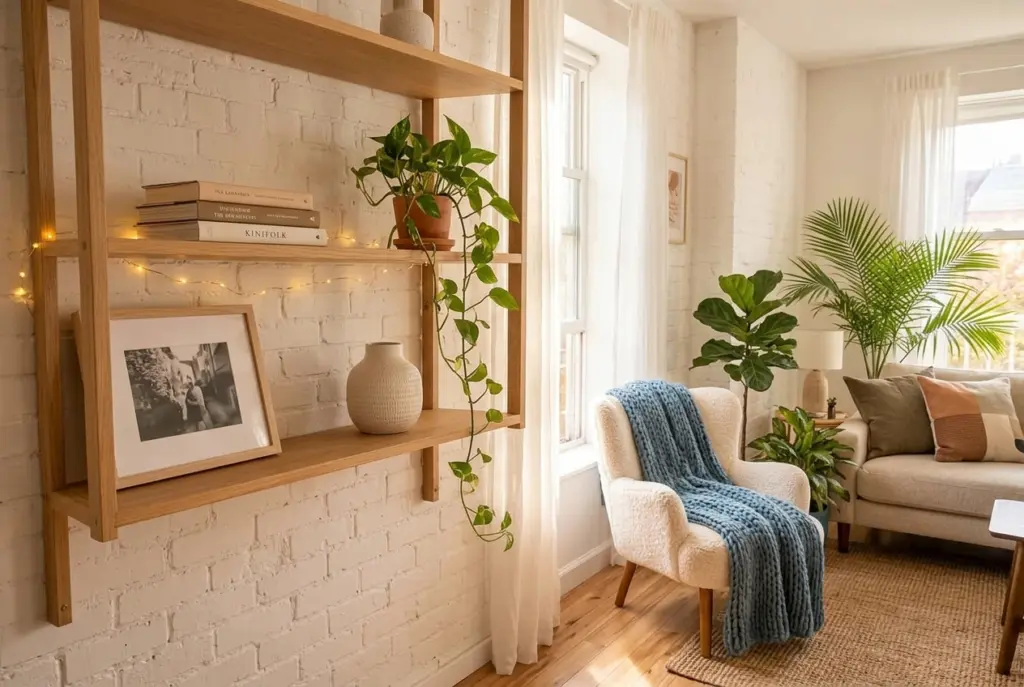 One Bedroom Apartment Decor Ideas 14 Style Open Shelving
