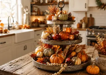 20 Tiered Tray Fall Decor – Easy DIY Displays & Ideas