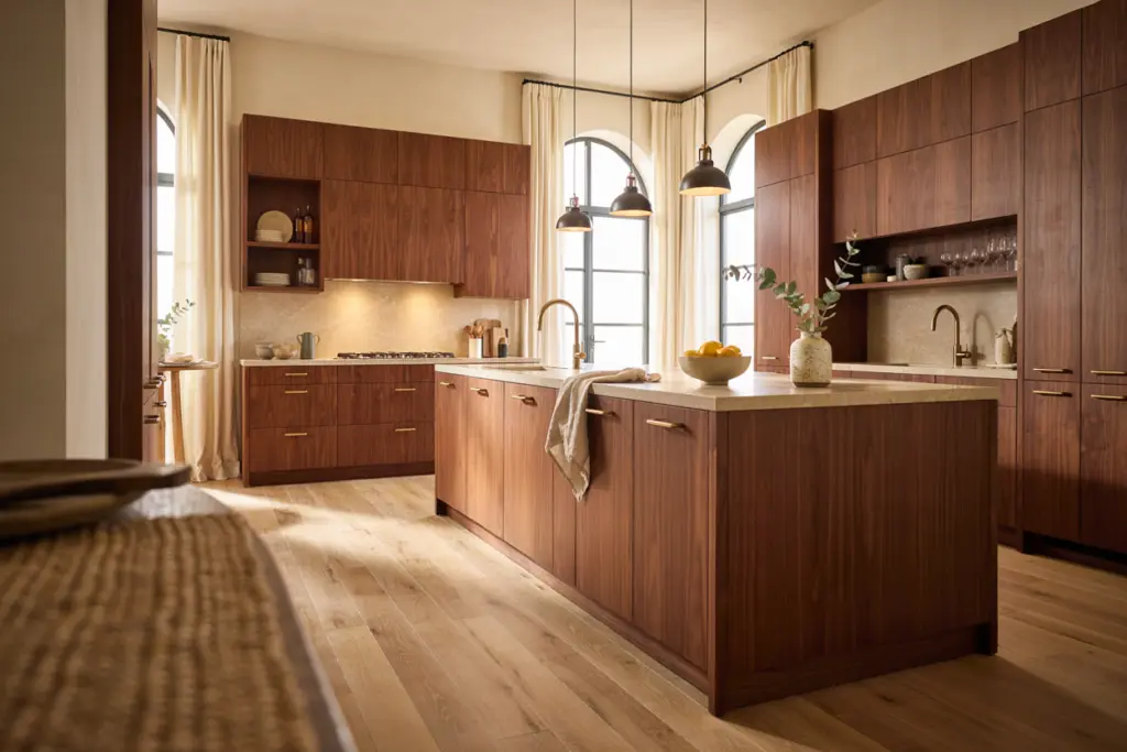 Warm Walnut Kitchen