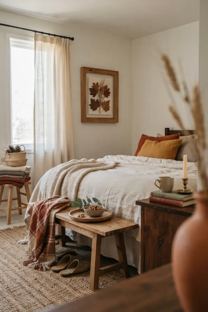 Fall Bedroom Decor Ideas in 2026 7 fall bedroom Decor With Natural Wood Accents