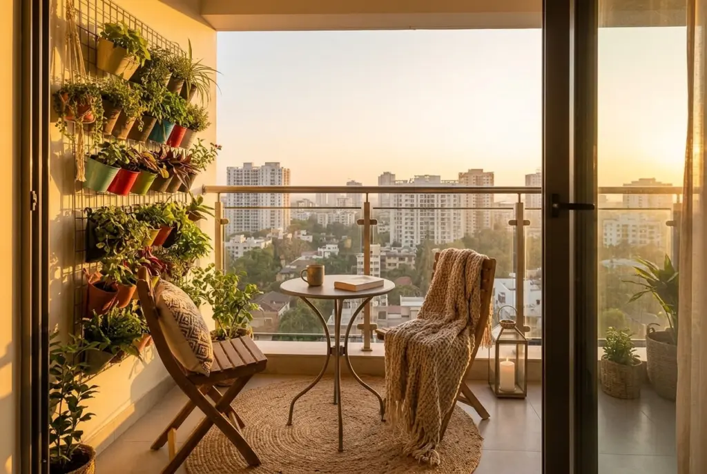 One Bedroom Apartment Decor Ideas 23 one-bedroom apartment With a small Cozy Balcony