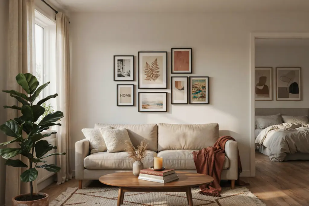 One Bedroom Apartment Decor Ideas 16 One-bedroom apartment decor with Artwork