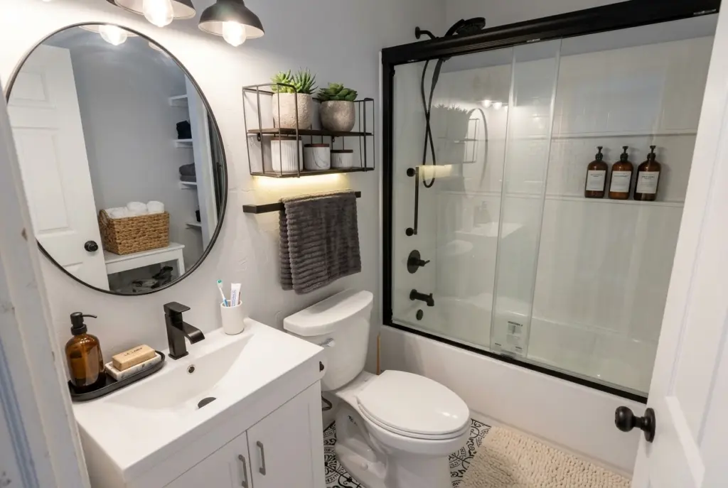 One Bedroom Apartment Decor Ideas 20 Bathroom of a one-bedroom apartment