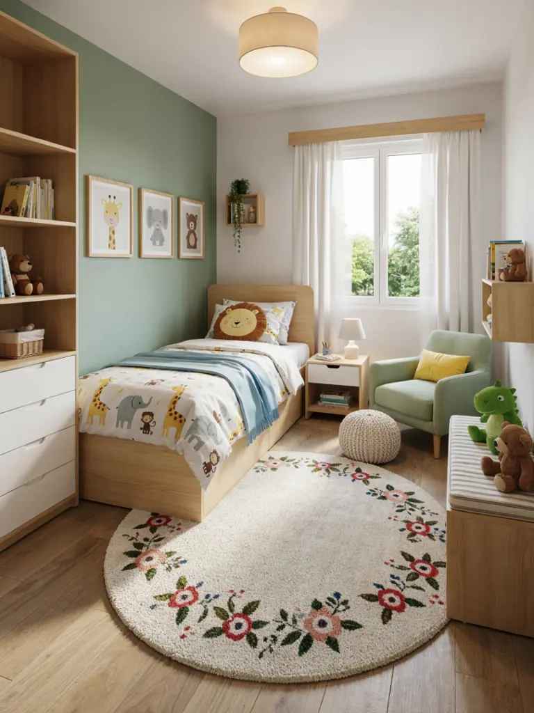 Small toddler bedroom