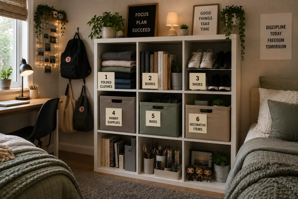 Teenage Bedroom Storage Ideas for Homework, Clothes & Hobbies 14 Use Cube Storage for Clothes, Books, and Hobbies