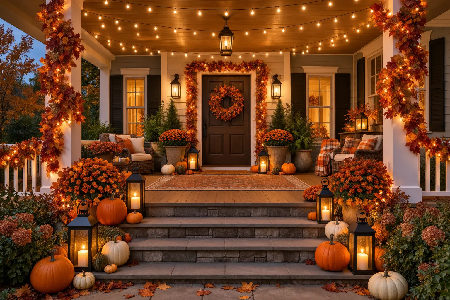 Beautiful Fall Porch Lighting Ideas In 2026 1 20 FALL PORCH LIGHTING IDEAS