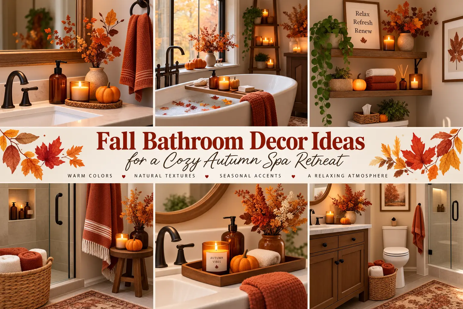 20+ Cozy Fall Bathroom Decor Ideas 1 20+ Cozy Fall Bathroom Decor Ideas