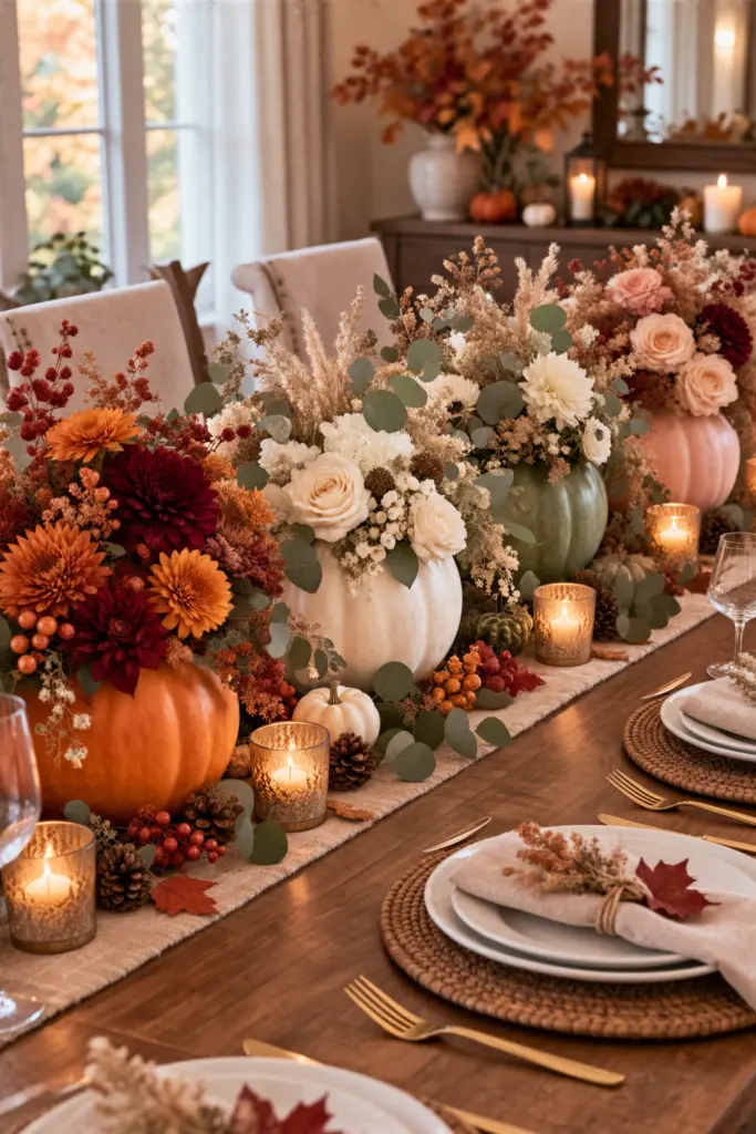 How to Make Pumpkin Centerpieces 23 Best Flowers for Pumpkin Centerpieces