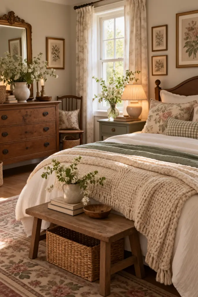 25+ Warm Cozy Cottage Bedroom Ideas 13 Beautiful affordable cottage bedroom