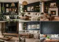 27+ Black Accent Wall living room Ideas and Designs 30 Black Accent Wall living room Ideas and Designs