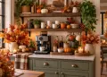 Charming Fall Coffee Bar Decor Ideas