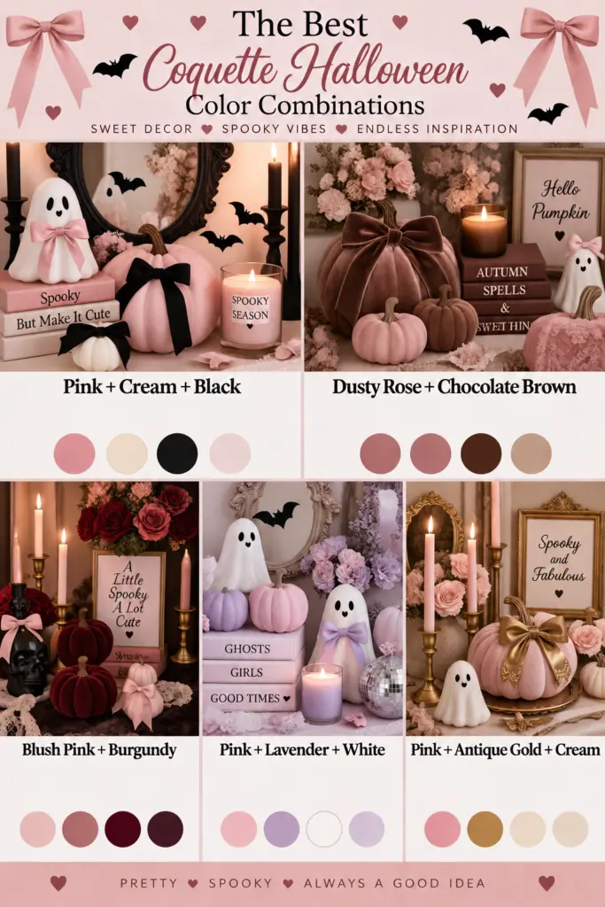15+ Spooky & Cute Coquette Halloween Decor Ideas 17 15+ Spooky & Cute Coquette Halloween Decor Ideas