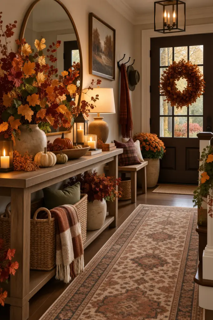 Fall Entryway Decor Ideas (Cozy & Welcoming) 27 Best Colors for a Cozy Fall Entryway