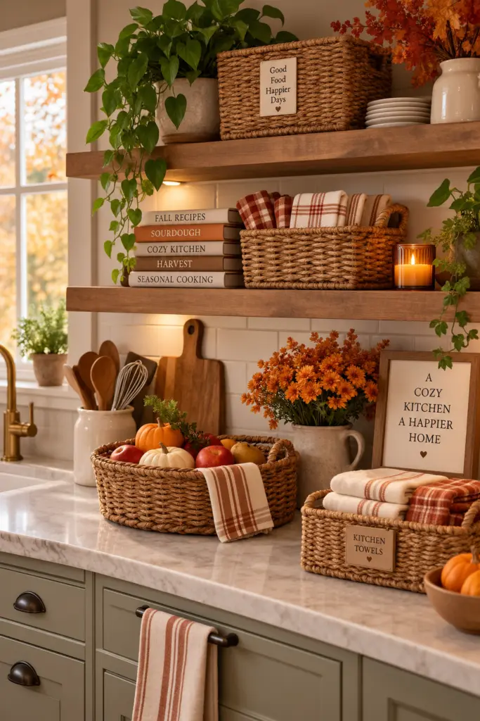 Festive Kitchen Fall Decor Ideas for a Cozy Home 19 Festive Kitchen Fall Decor