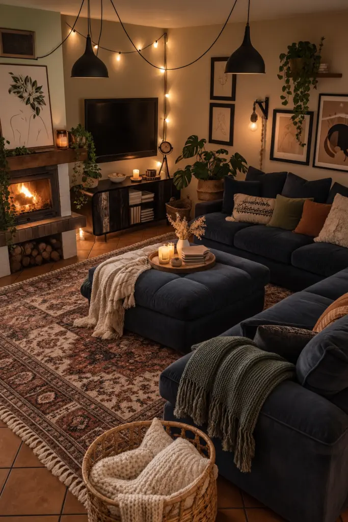 Bohemian Living Room Decor