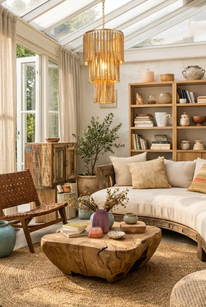 Rustic Boho Living Room