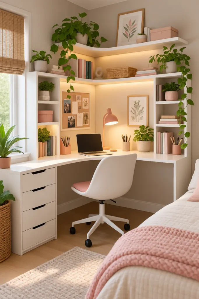  Small Teen Bedroom Desk Corner