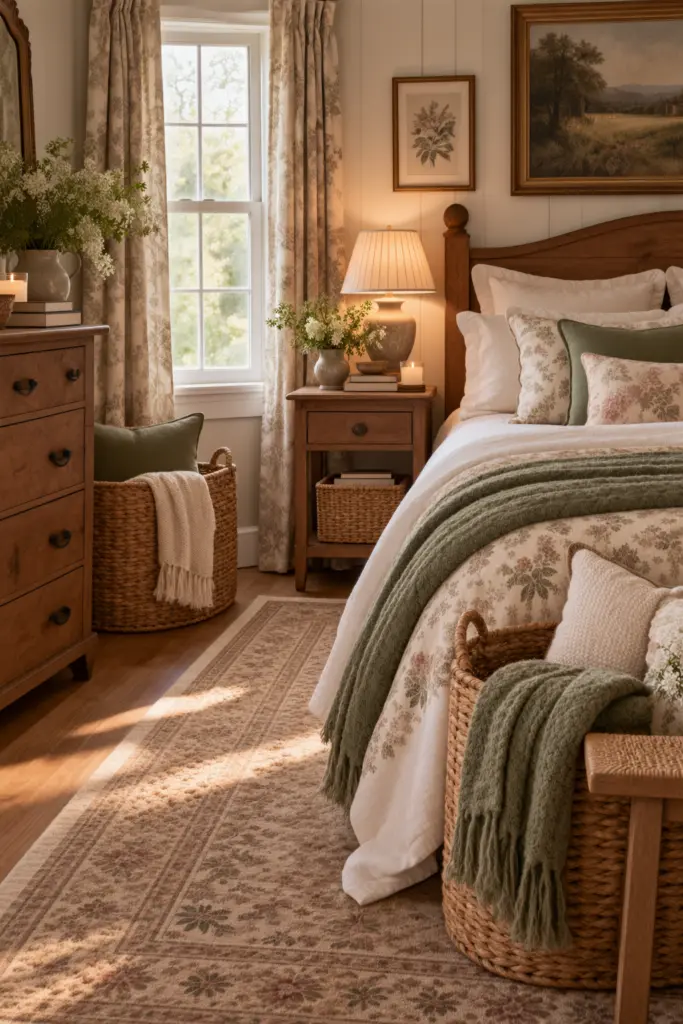 25+ Warm Cozy Cottage Bedroom Ideas 19 Cozy Rustic Farmhouse Bedroom