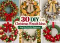 30+ DIY Christmas Wreath Ideas 40 DIY Christmas Wreath Ideas