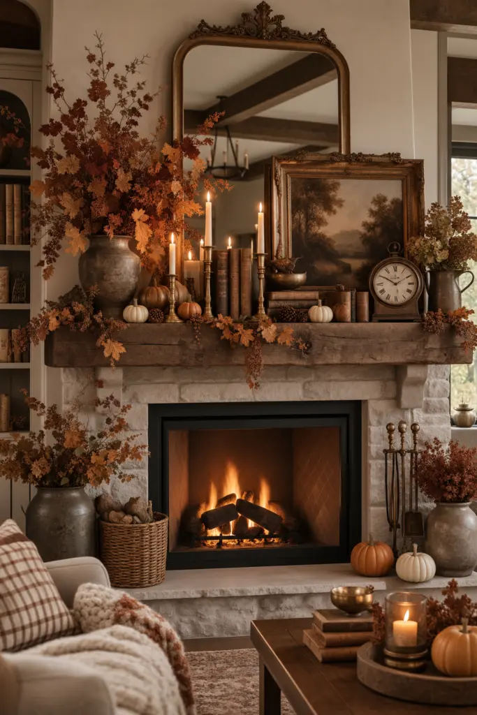 Fall Mantel Decor Ideas in 2026 14 Decorate With Heirloom and Vintage Pieces