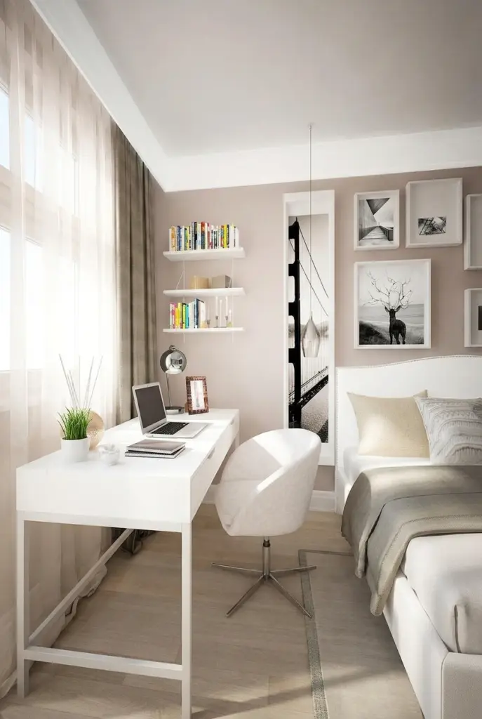 Desk Beside the Bedroom Window
