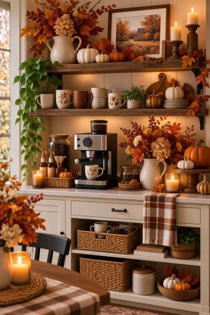 Fall Coffee Bar Decor Ideas