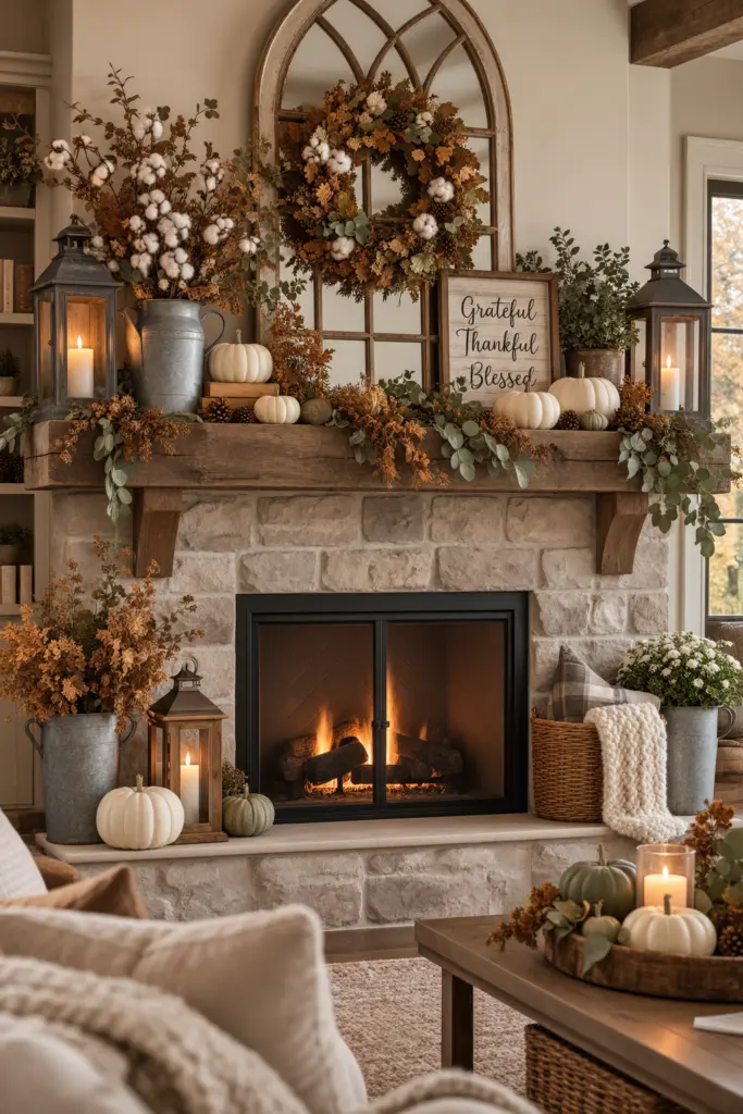 Fall Mantel Decor Ideas in 2026 12 Farmhouse Fall Mantel Decor
